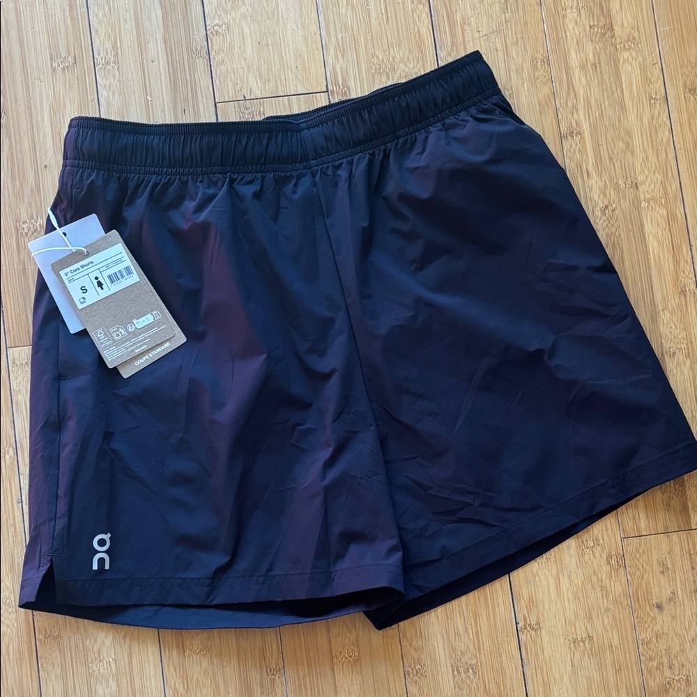 On Running Midnight Black Shorts